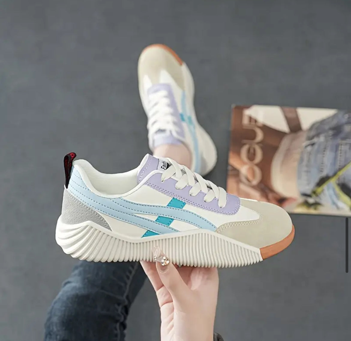 Ortopedik Vintage Spor Kadın Ayakkabısı